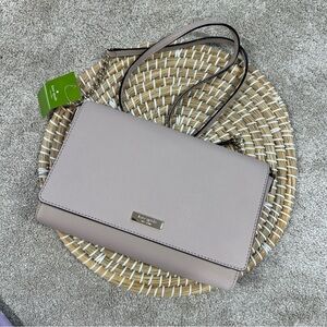 NWT Kate Spade Tilden Place Alek Crossbody Bag Soft Saffiano Leather Plum Dawn